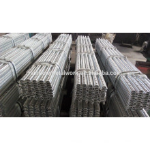 Galvanized u flange 8' steel posts (guage 12)